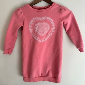 Old Navy Heart Girls Sweatshirt Dress 5T